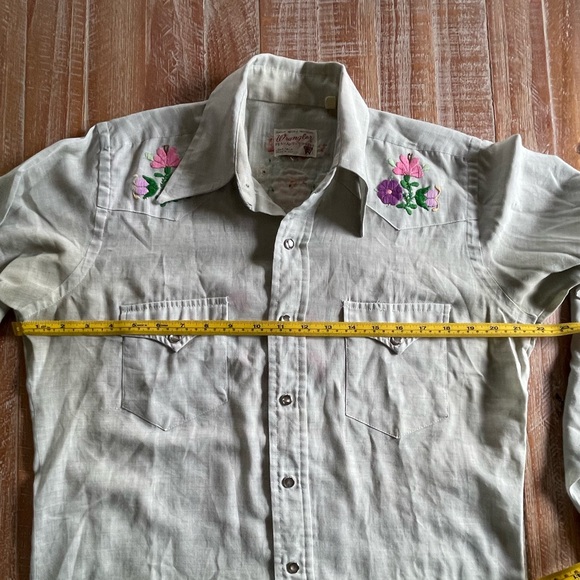 Wrangler permanent press shirt with embroidery - Picture 7 of 16
